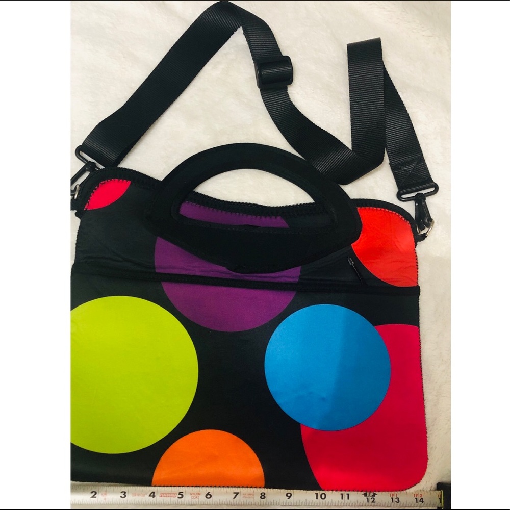 Polkadot Neoprene Computer Bag